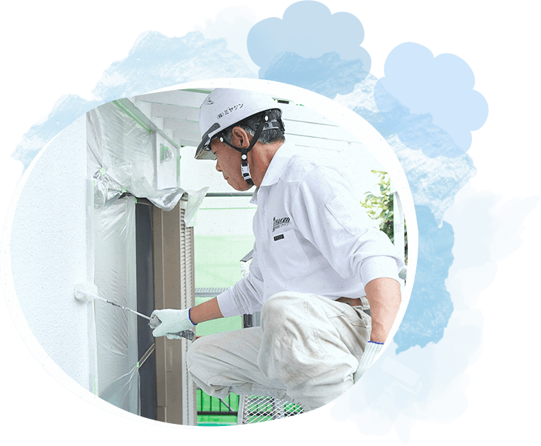 大田区県内No.1の
塗替実績数から培った圧倒的品質